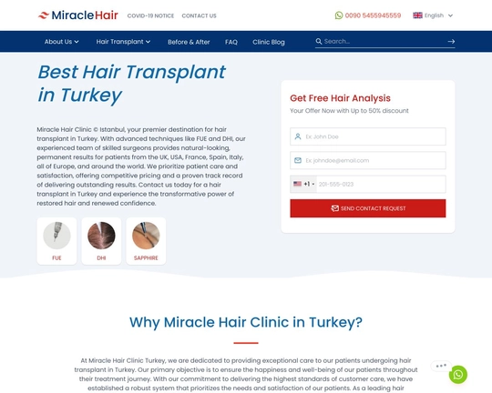 Miraclehairturkey.com Logo